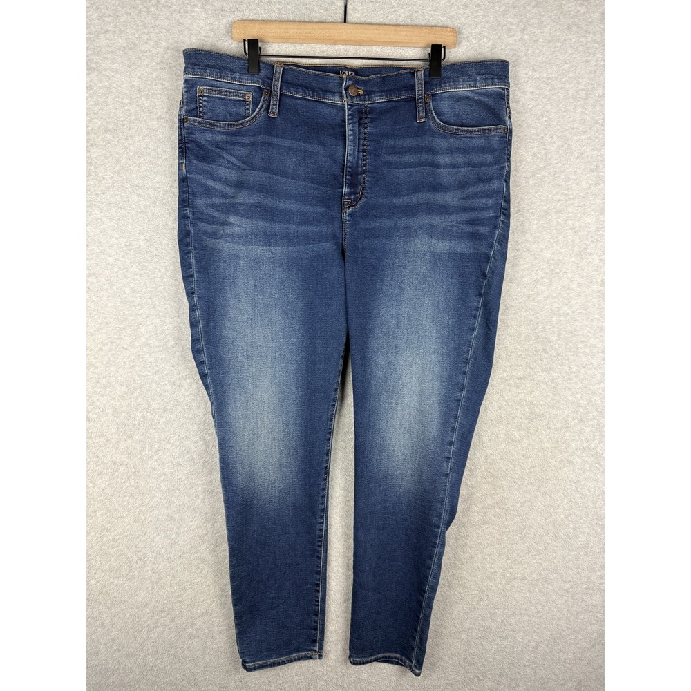 J Crew Jeans Womens‎ 35 Blue High Rise Skinny Signature Stretch Denim Pants